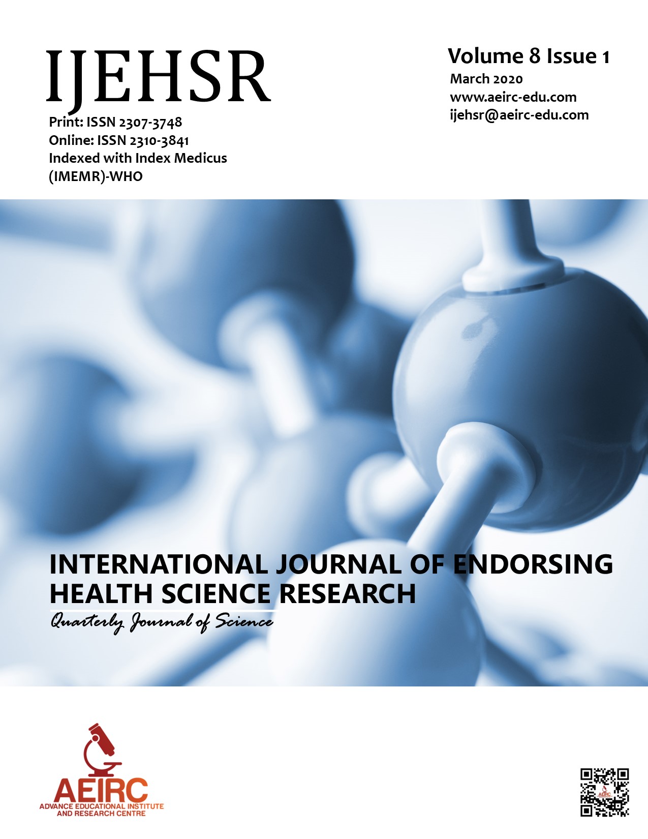 					View Vol. 8 No. 1 (2020): International Journal of Endorsing Health Science Research
				