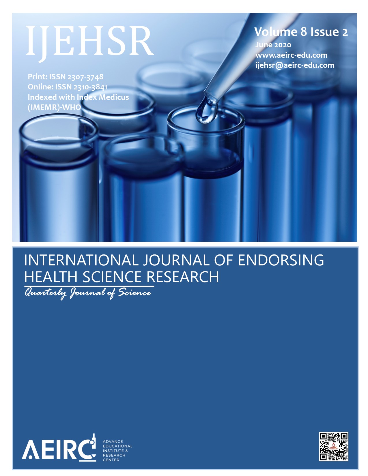 					View Vol. 8 No. 2 (2020): International Journal of Endorsing Health Science Research
				