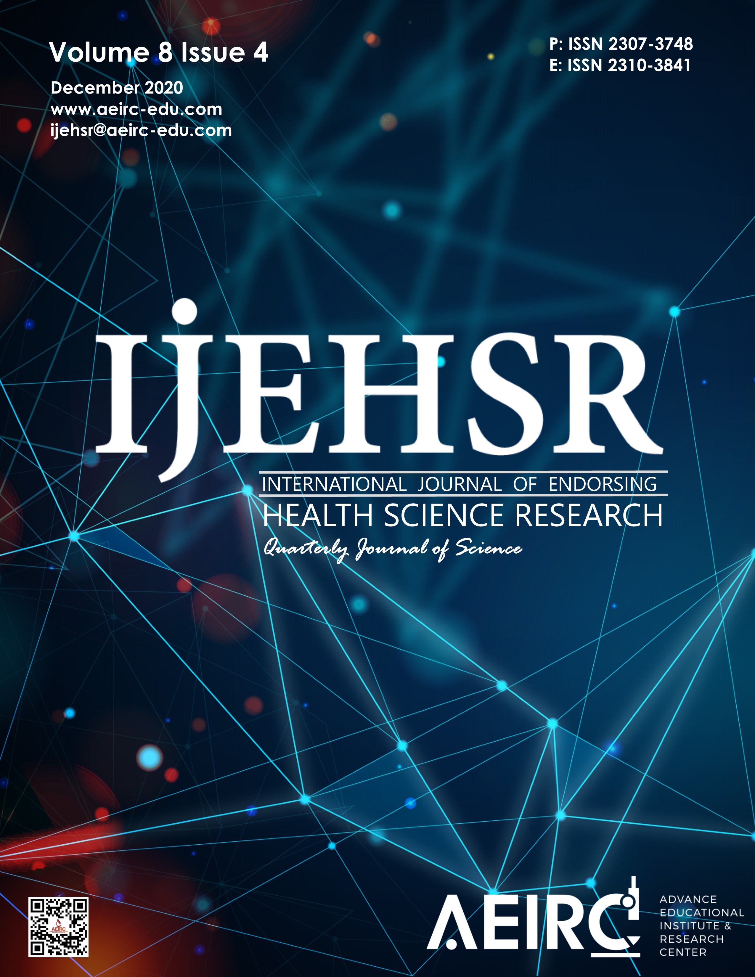 					View Vol. 8 No. 4 (2020): International Journal of Endorsing Health Science Research
				