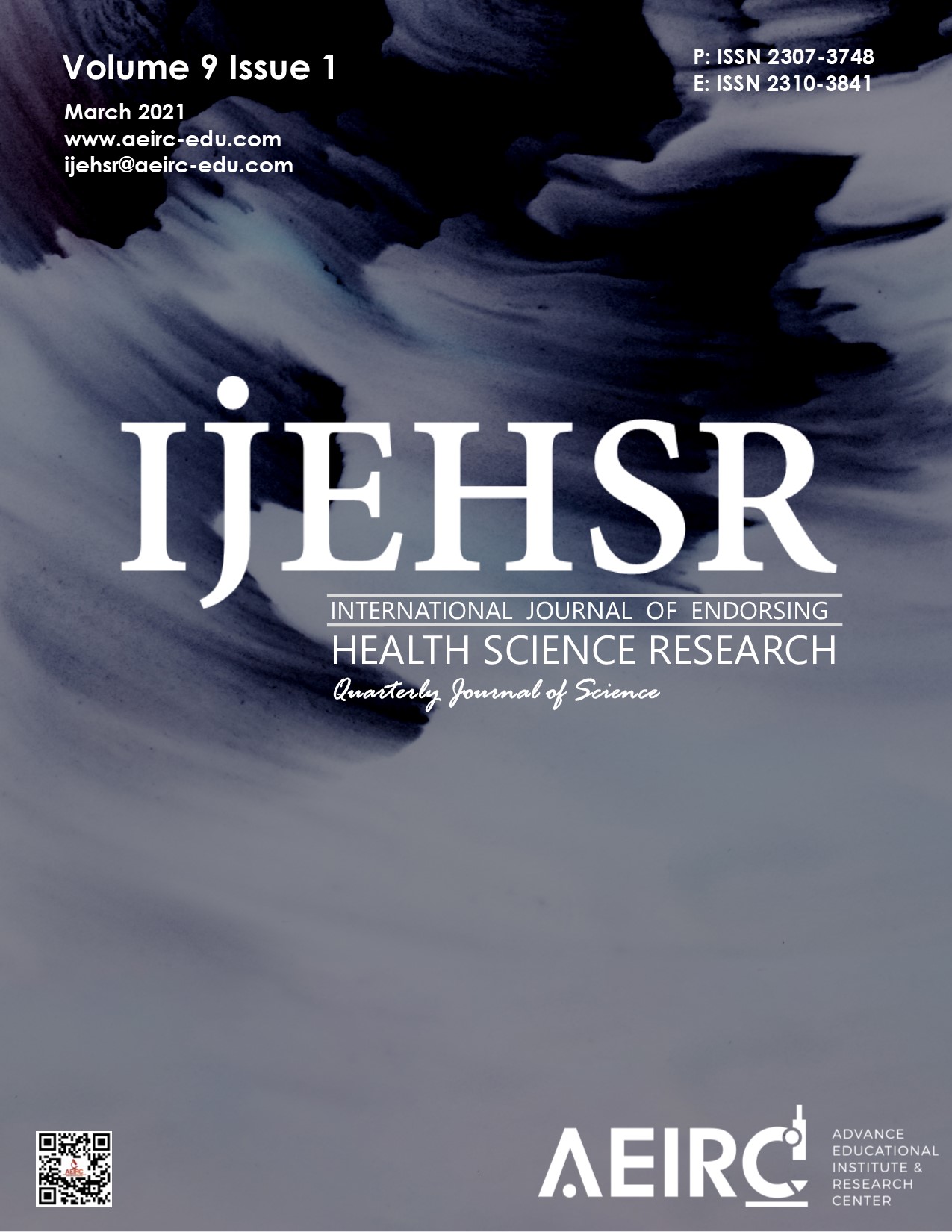 					View Vol. 9 No. 1 (2021): International Journal of Endorsing Health Science Research
				
