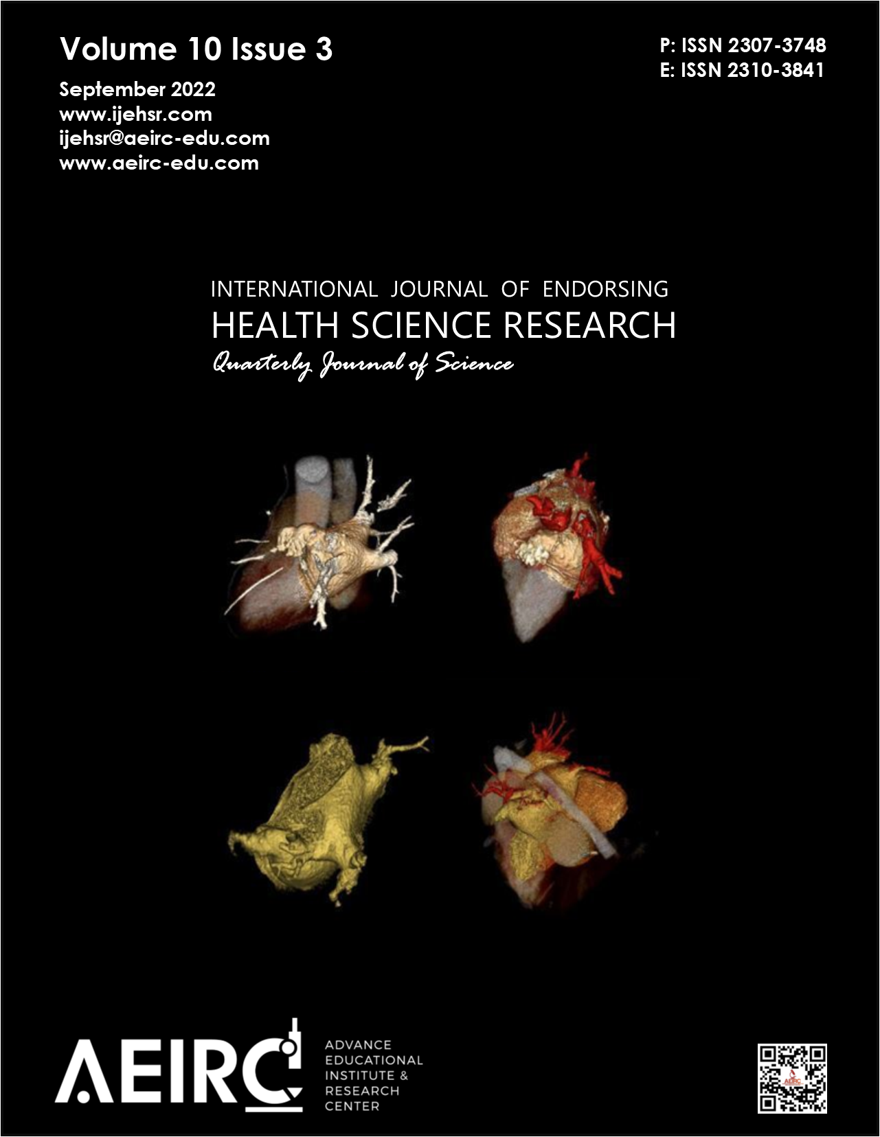 					View Vol. 10 No. 3 (2022): International Journal of Endorsing Health Science Research
				