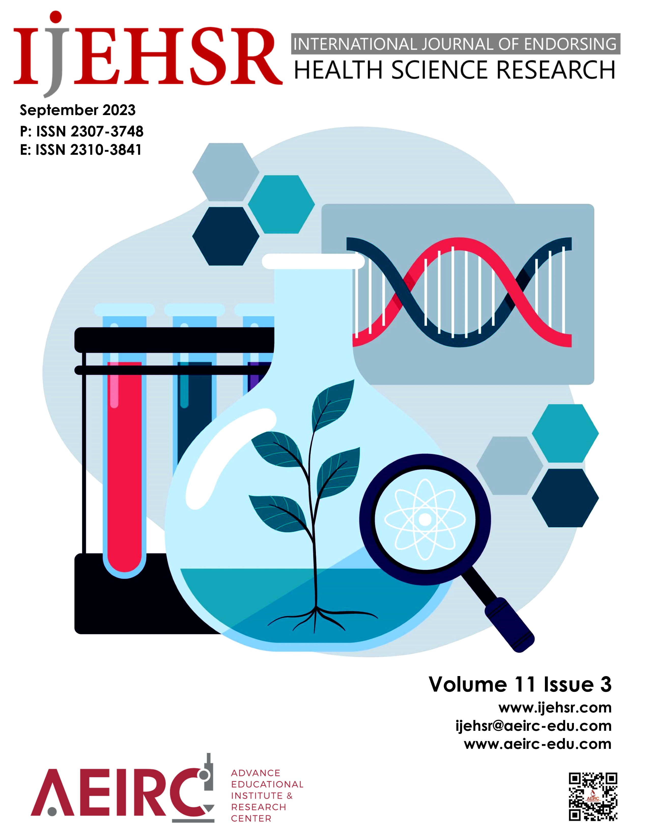 					View Vol. 11 No. 3 (2023): International Journal of Endorsing Health Science Research
				