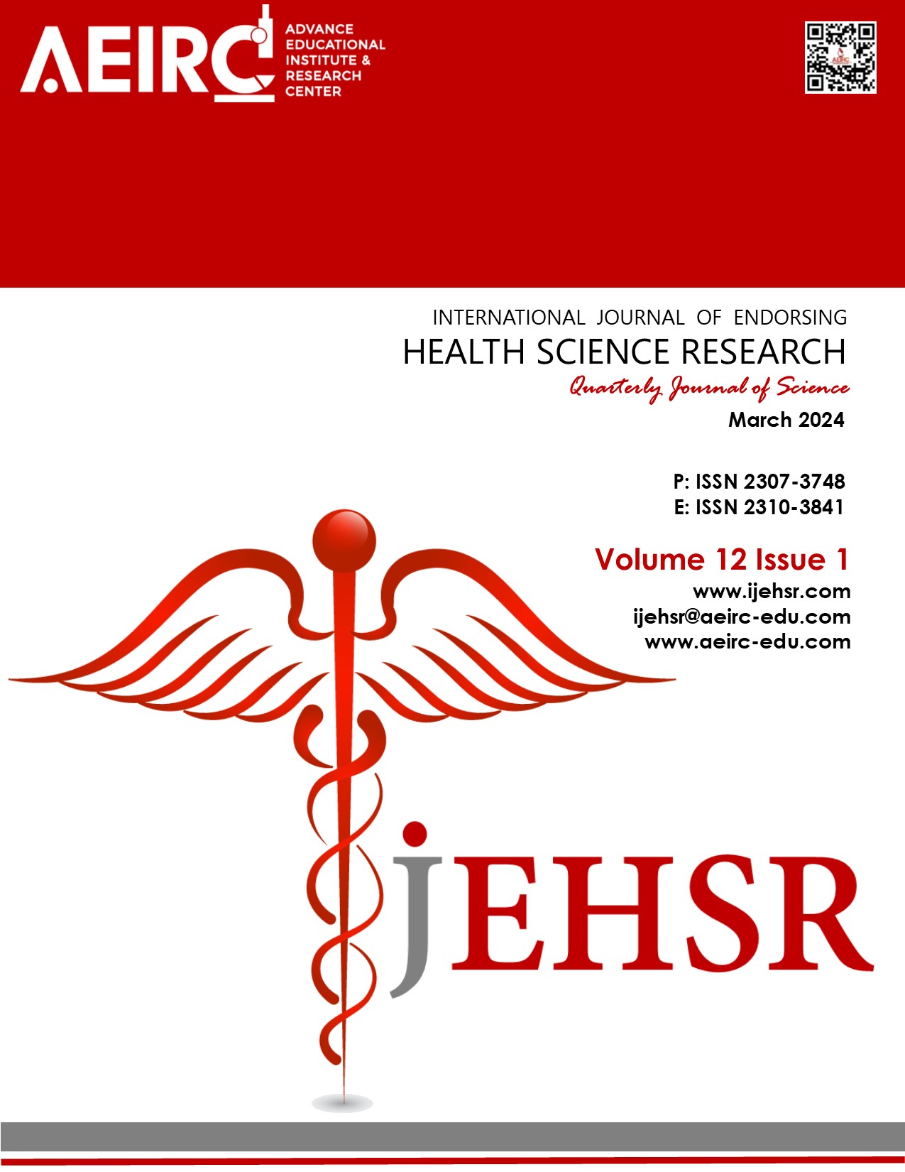 					View Vol. 12 No. 1 (2024): International Journal of Endorsing Health Science Research
				