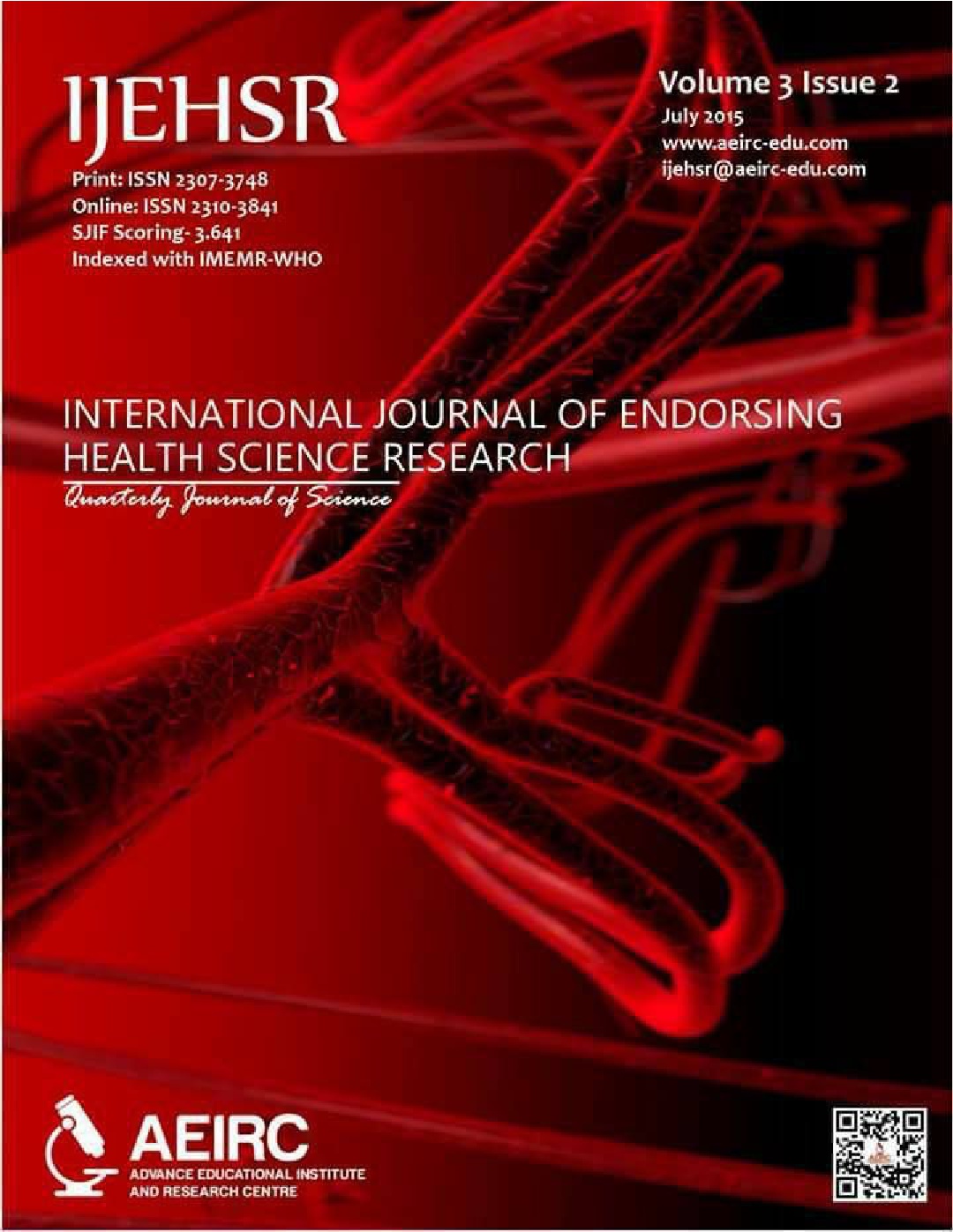 					View Vol. 3 No. 2 (2015): International Journal of Endorsing Health Science Research
				